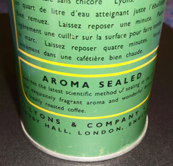 grüner Lyons Coffee-Dose-Aroma Sealed-B250